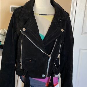 BLANKNYG  Blank N Y C Genuine suede moto Jacket